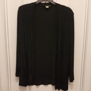 Mercer & Madison 🌻 Black Cardigan Sweater Classic Knit 1X